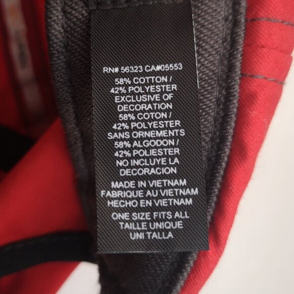 Nike Golf Unisex Red w/ Grey Trim Fit Dry One Size Baseball Hat - Picture 3 of 6